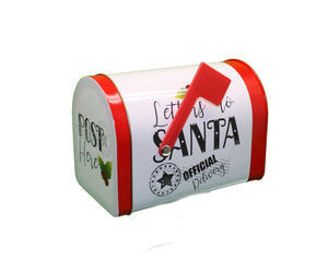 Mailbox Gift Tin - White