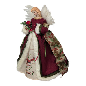 Cardinal Angel Tree Topper