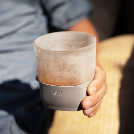 Whiskey FREEZE™ Cooling Glass- Insulated Whiskey Tumblers with Cooling Gel (9 oz)