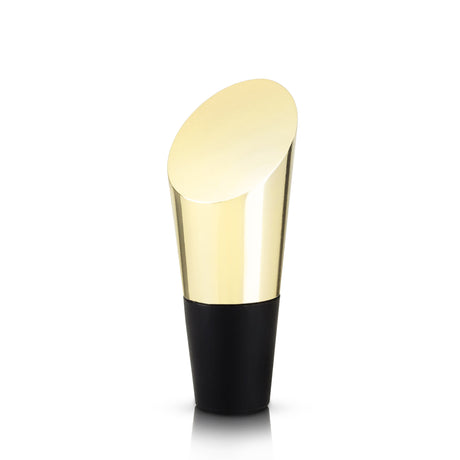 Gold-heavyweight-bottle-stopper-by-viski®-Bottle-Stoppers-&-Savers