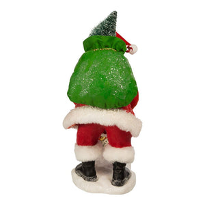 Fabriche Santa With Mailbox - 10 Inch