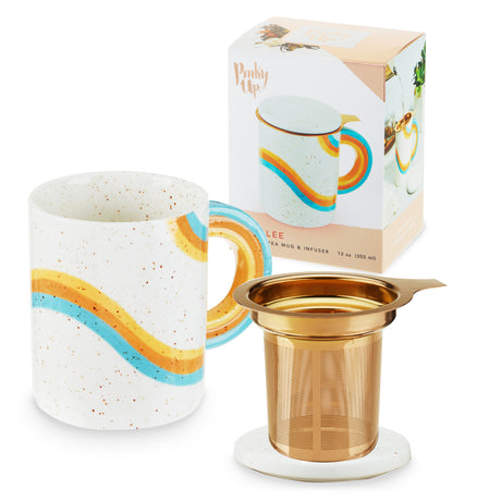Everlee mug with infuser & lid by pinky up