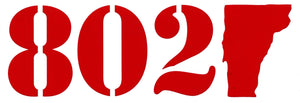 802 Decal - Red