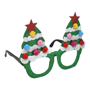 Festive Christmas Tree Glasses