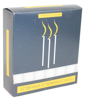 Windmill Candles - Pyramid - White