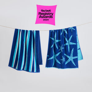 Cotton Velour Beach Towels 2-Pack - Maui Collection