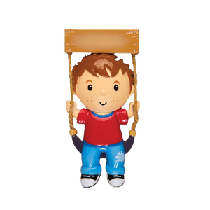 Boy On Swing - Ornament
