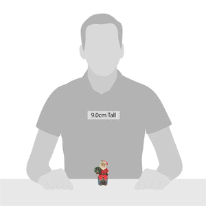 Santa Sitting on Gifts