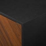 Quenched Buffet Cabinet with Metal Legs and 4 Doors - Buffets & Sideboards