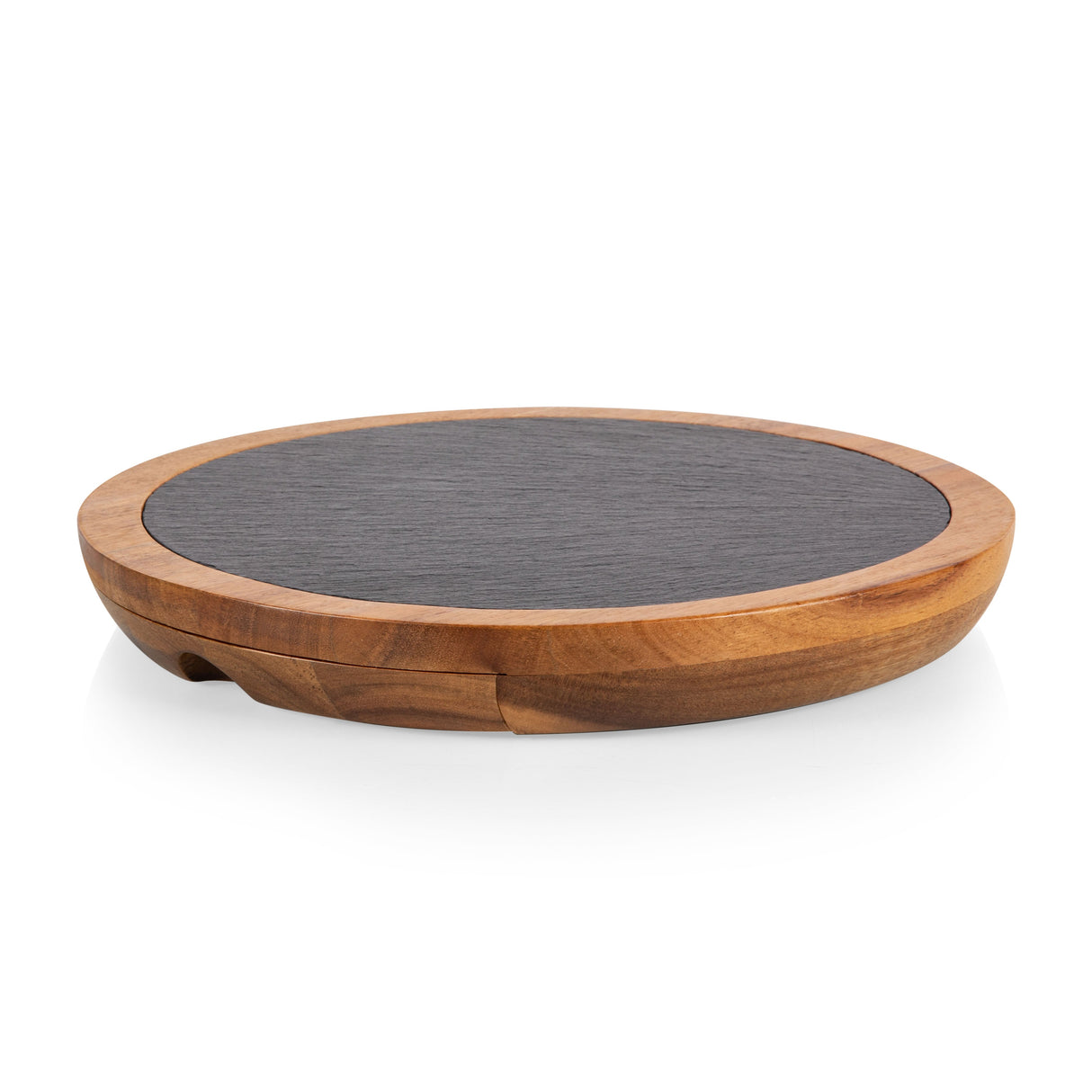 Insignia Acacia and Slate Serving Board with Cheese Tools