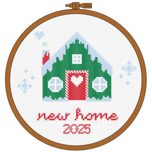 New Home Cross-Stitch 2025 Hallmark Ornament