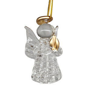 Spun Glass Angel Ornaments with Candle