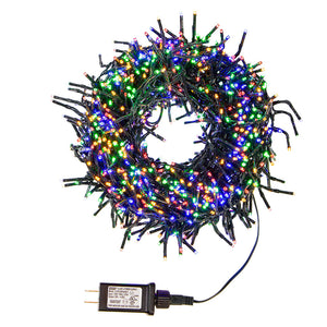 1000-Light Multi-Color LED Cluster Light Set