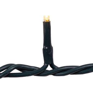 Jingle Bright 100 LED Light Set - Warm White Twinkle - Green Wire