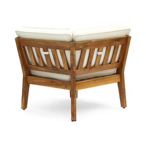 Grenada 5 Seater Acacia Wood Sectional Sofa Set