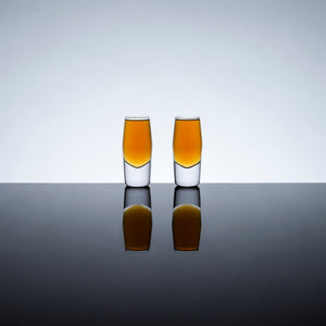 Raye Heavy Base Crystal Shot Glasses Set of 2