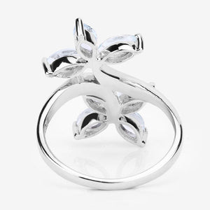 1.54 Carat Genuine Aquamarine .925 Sterling Silver Ring