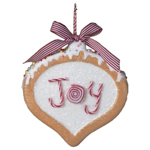Joyful Gingerbread Cookie Ornament