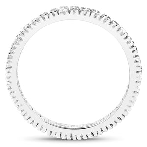 0.57 Carat Genuine Champagne Diamond .925 Sterling Silver Ring