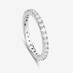 1.00 Carat Lab Grown Diamond 14K White Gold Ring