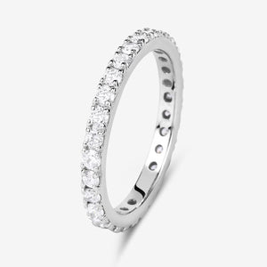 1.00 Carat Lab Grown Diamond 14K White Gold Ring