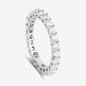 1.50 Carat Lab Grown Diamond 14K White Gold Ring
