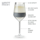 Wine freeze stemmed in gray (set of 2)  by host®
