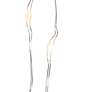 Warm White LED Multifunction Silver Wire Fairy Light Set