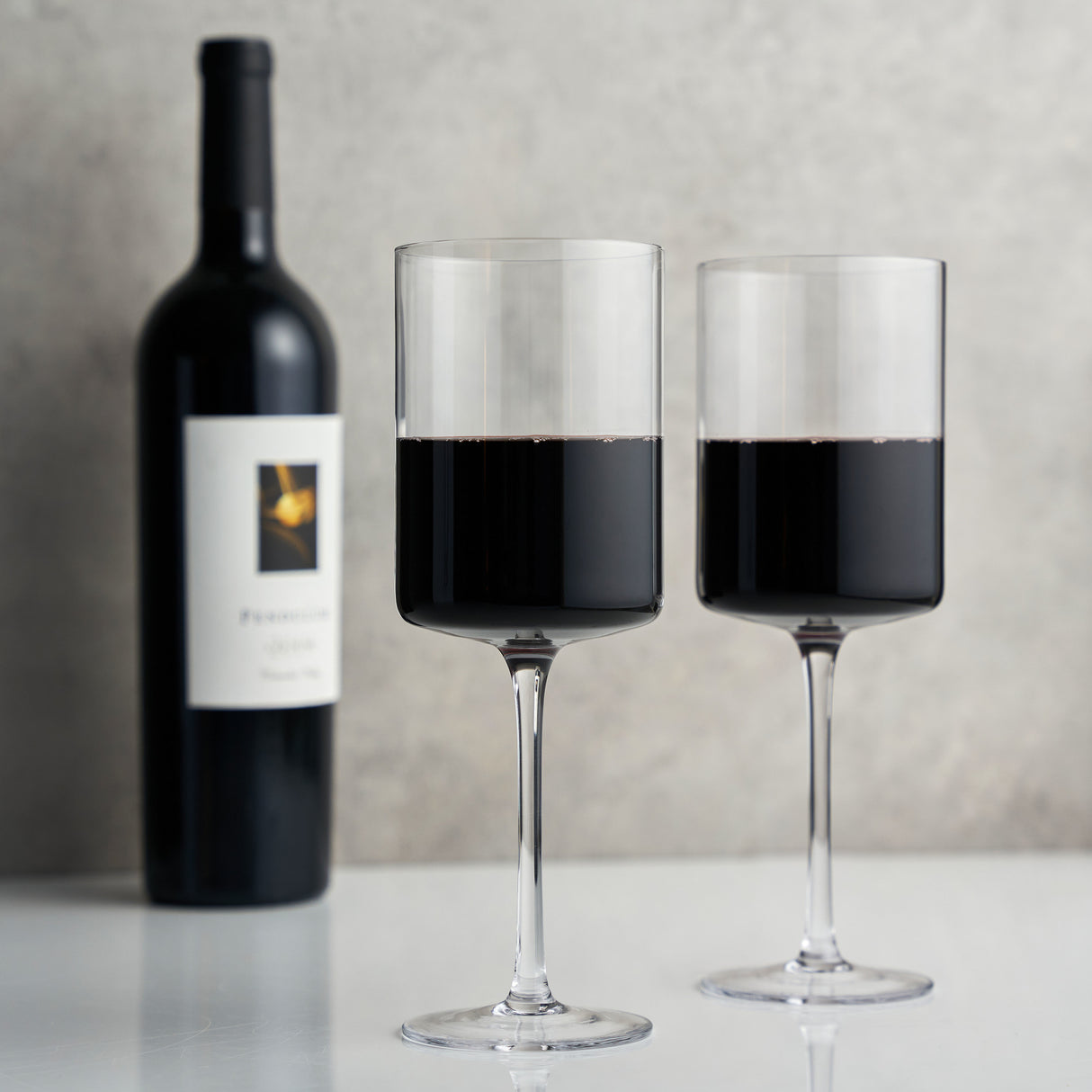 Laurel-crystal-red-wine-glasses-viski®-Wine-Glasses