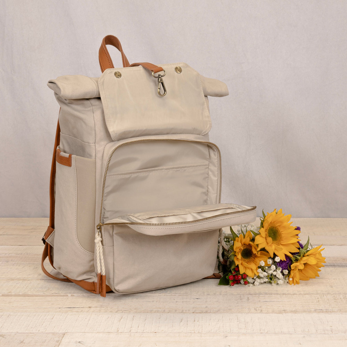 Carmel Roll Top Picnic Backpack Cooler