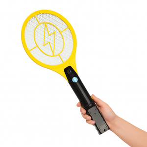 Electric Bug Zapper Racket – Battery Operated Handheld Insect Killer for Flies, Mosquitoes & Spiders