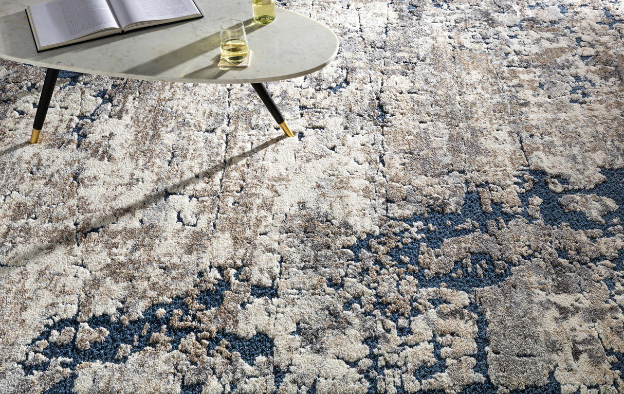 Ratho Rock Pattern Thick Rug