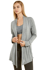 Women's Lightweight Open-Front Rayon Cardigan
