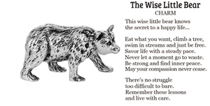 The Wise Little Bear Charm