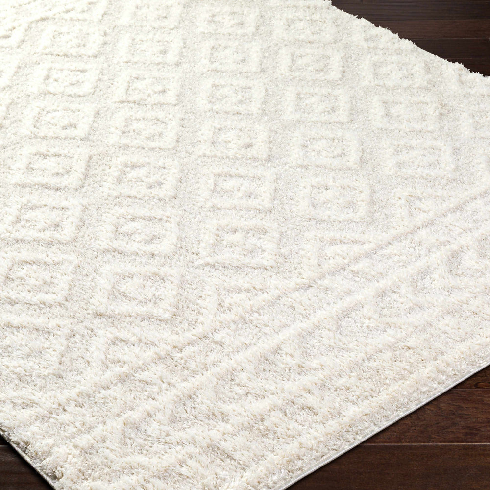 Eivin Cream Diamonds Plush Rug