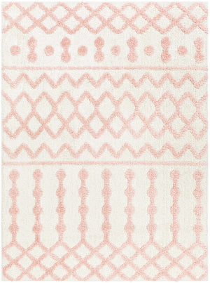 Darva Pink Plush Area Carpet
