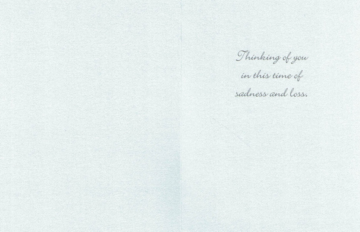 Notion Card - Sympathy Card: Single White Lily