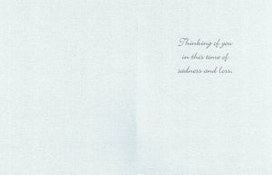 Notion Card - Sympathy Card: Single White Lily