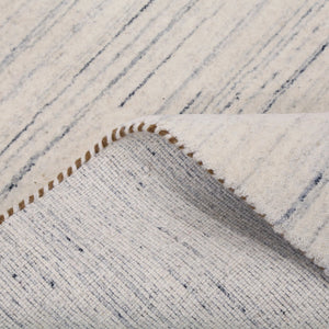 Contemporary Ivory Design Hand Loomed Wool Rug