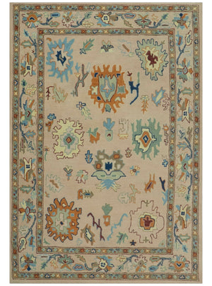 Ready to Ship Hand Tufted Pink Modern Colorful Oushak Rug, Kids, Living Room Rug