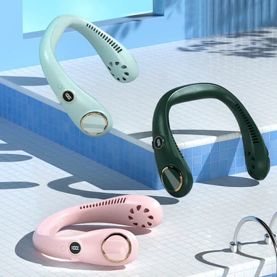 Hands Free Neck Fan Rechargeable 2000mAh 3000mAh Portable Cooling