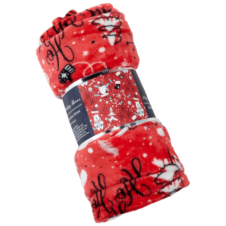 Decor&More Home Essentials Christmas Throw