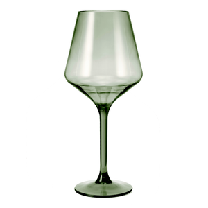 Saint Tropez Acrylic Stemmed Wine Glassware, Set of 2