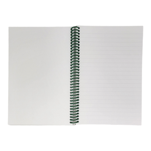 Wirebound 6X9 Lined Journal - Skiing