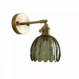 Tulip Glass Wall Lamp Retro Flower Bud Vintage Wall Light