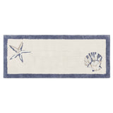 Reversible high pile tufted seashell bath rug 24"x 60" - Tuesday Morning - Bathroom Rugs