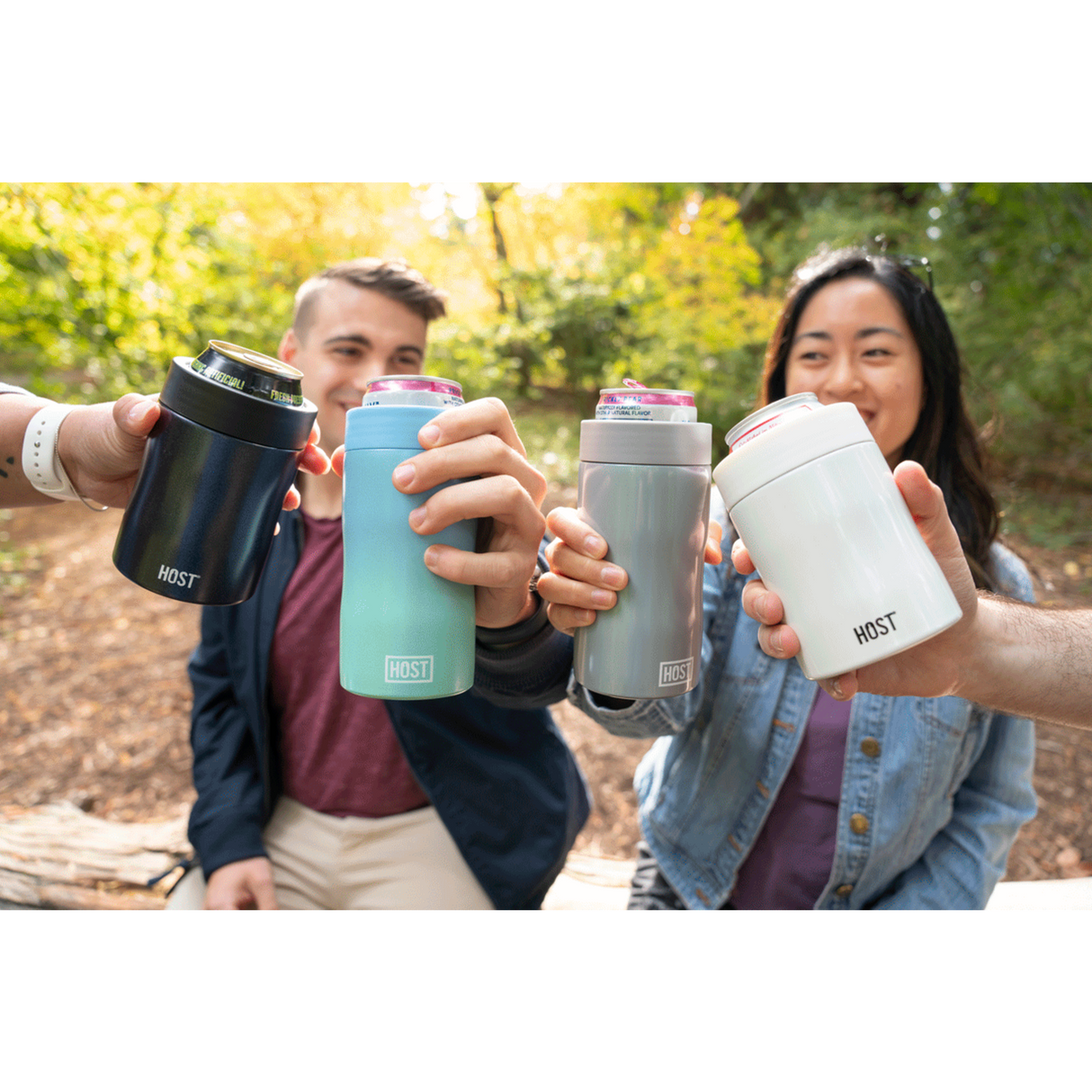 Stay-chill slim can cooler in lagoon by host®