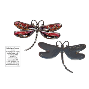 Dragonfly Inspriational Pocket Charm -