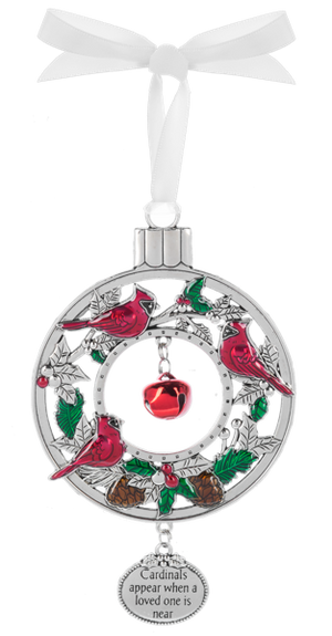 Jingle Bell Ornament - Cardinals Appea When A Loved One Is Near
