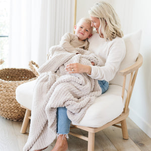 Ribbed Bamboni® Toddler Blanket
